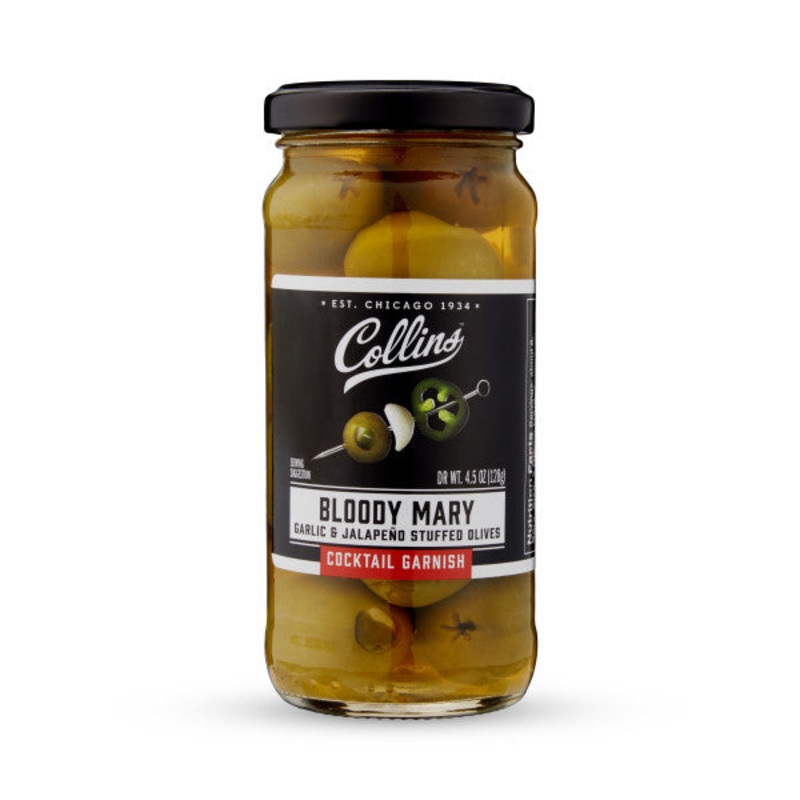 COLLINS BLOODY MARY COCKTAIL OLIVES 4.5OZ @ Emerald Hills [1057616] 133 ml
