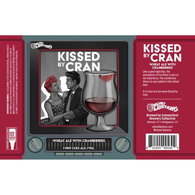 Connecticut Kissed By Cran Wheat Ale 16OZ SINGLE CAN