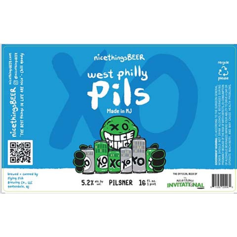 Flying Fish Nice Things West Philly Pils 16OZ SINGLE CAN