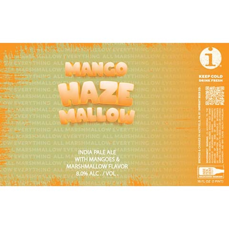 Imprint Beer Mango Maze Mallow IPA 16OZ SINGLE CAN