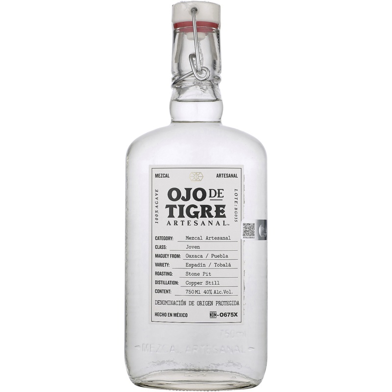 OJO DE TIGRE ARTESANAL MEZCAL JOVEN 80 W/ FEVER TREE & LIMES 750ML 750ML