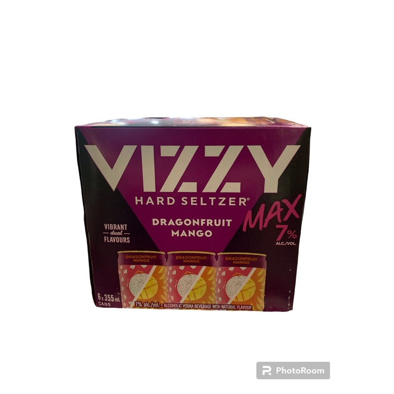 VIZZY MAX DRAGON FRUIT 6 CANS