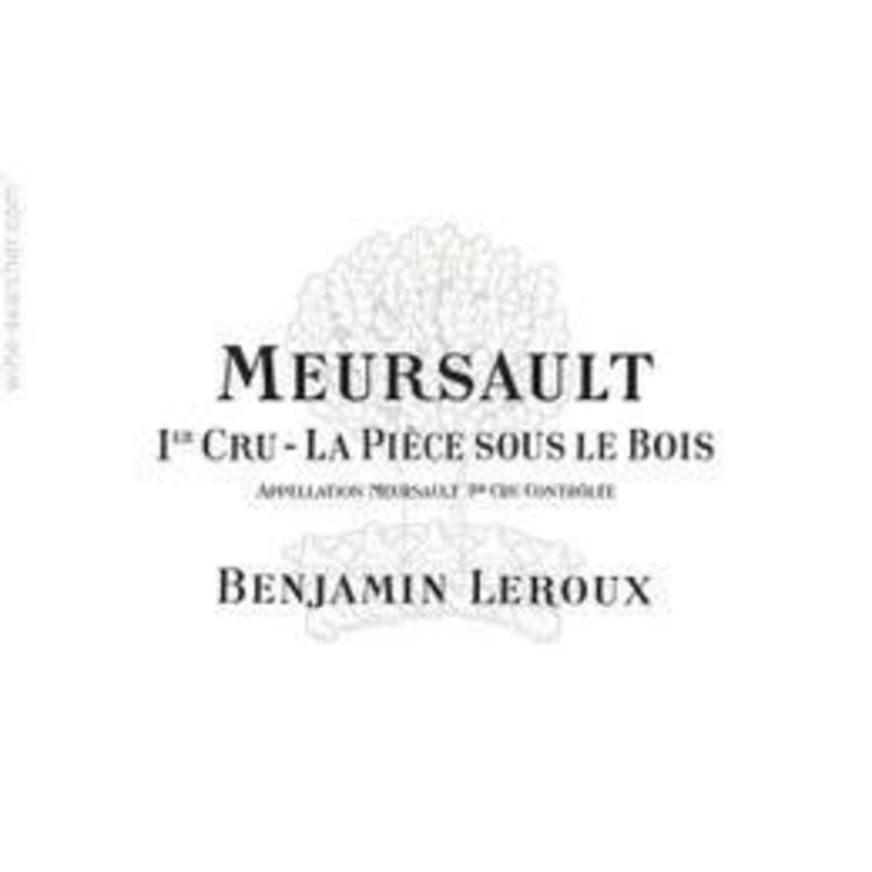 White Burgundy Benjamin Leroux 2022 Meursault-Blagney Premier Cru La Piece Sous Le Bois