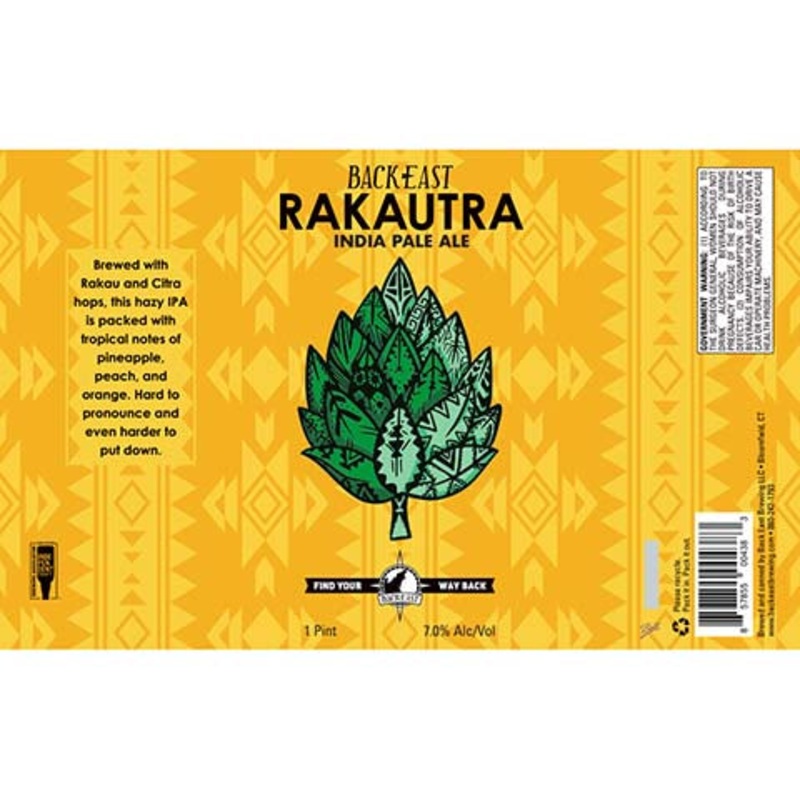 Back East Rakautra IPA 16OZ SINGLE CAN