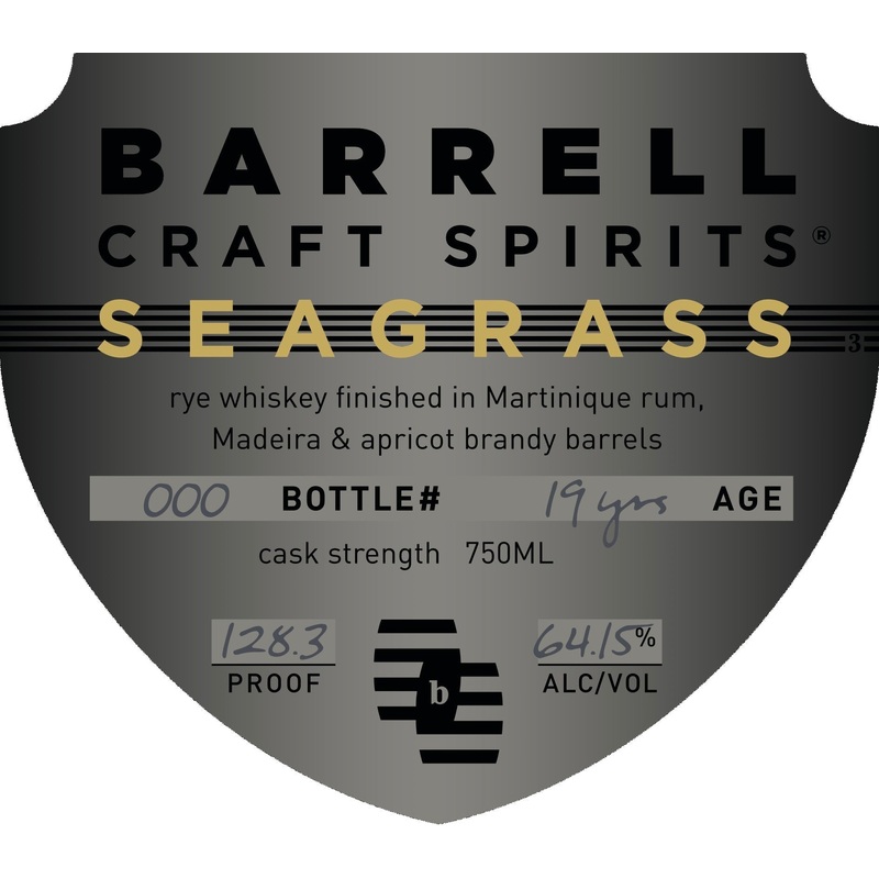 Barrell Craft Spirits Seagrass 19 Year Old Rye