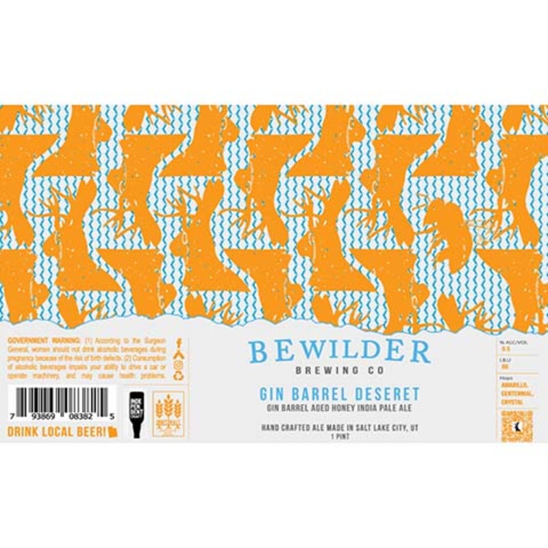 Bewilder Gin Barrel Deseret IPA 16OZ SINGLE CAN