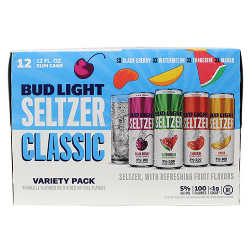 Bud Light Seltzer Classic Variety Pack 12OZ SINGLE CAN