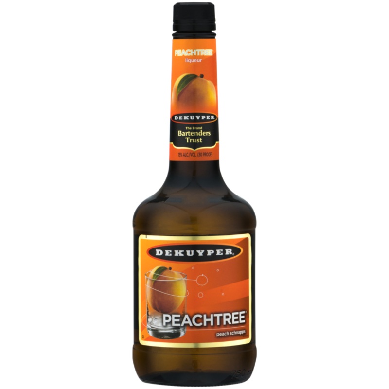 DEKUYPER PEACH SCHNAPPS PEACHTREE 30 750ML 750ML