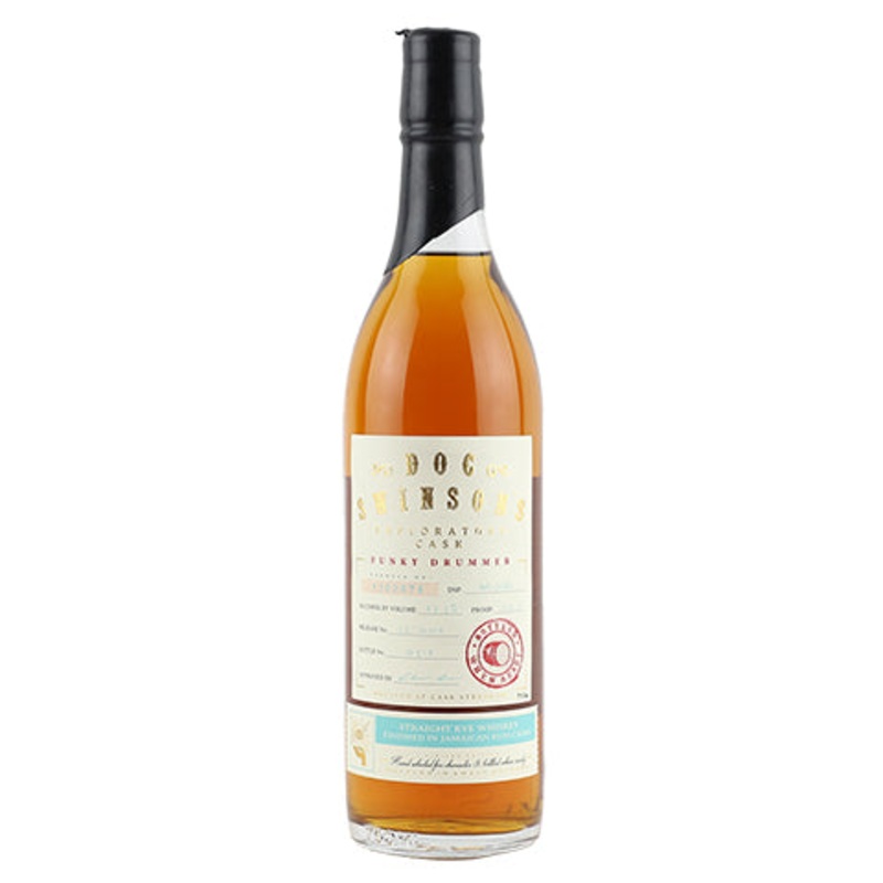 Doc Swinson's Funky Drummer Straight Rye Whiskey Finished in Jamaican Rum Casks 750ML BTL