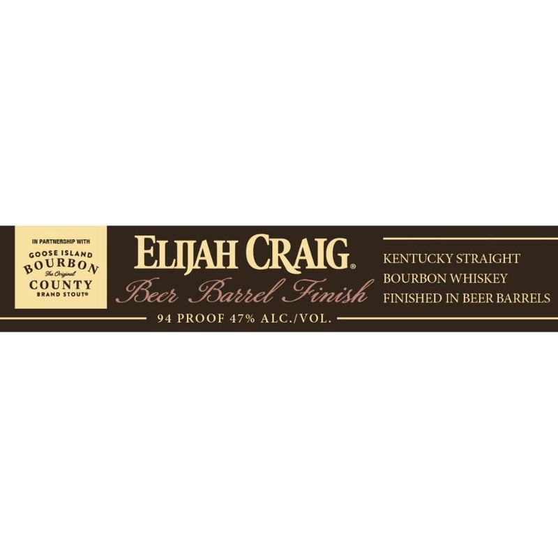 Elijah Craig Beer Barrel Finished