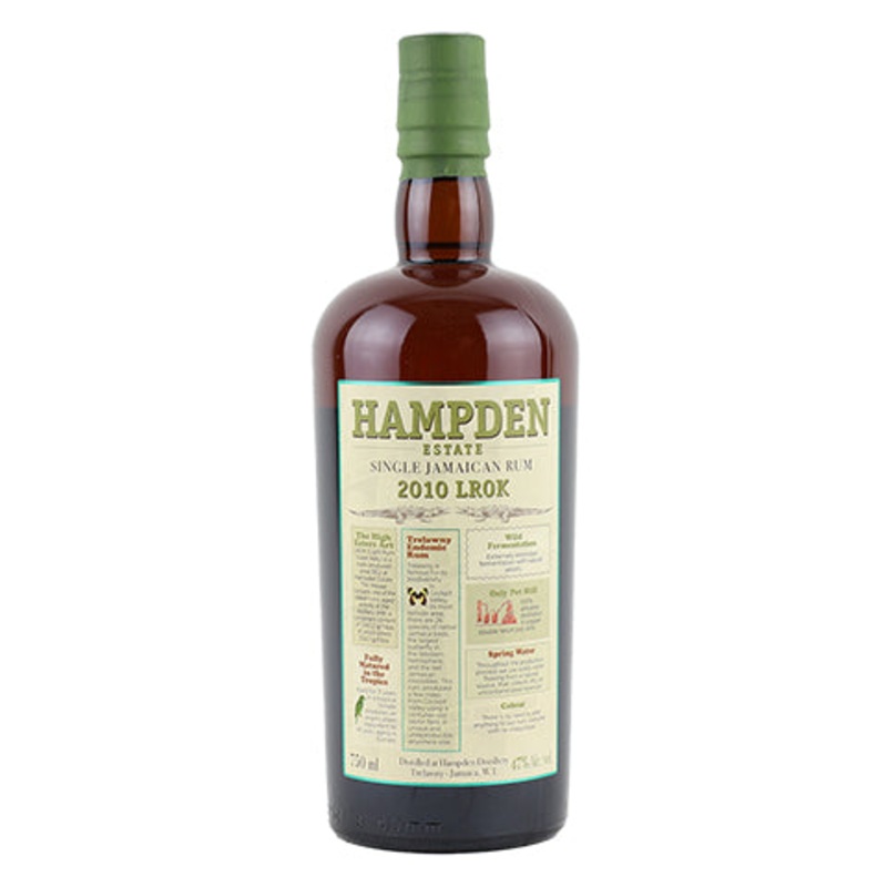 Hampden Single Jamaican 2010 LROK Rum 750ML BTL