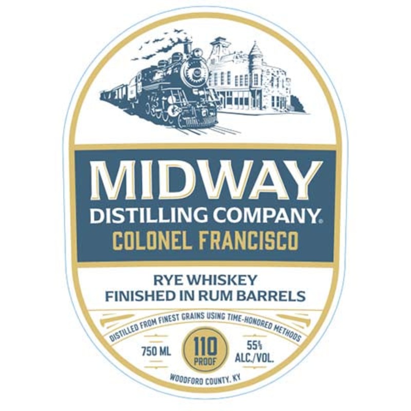 Midway Colonel Francisco Rye Whiskey 750ML BTL