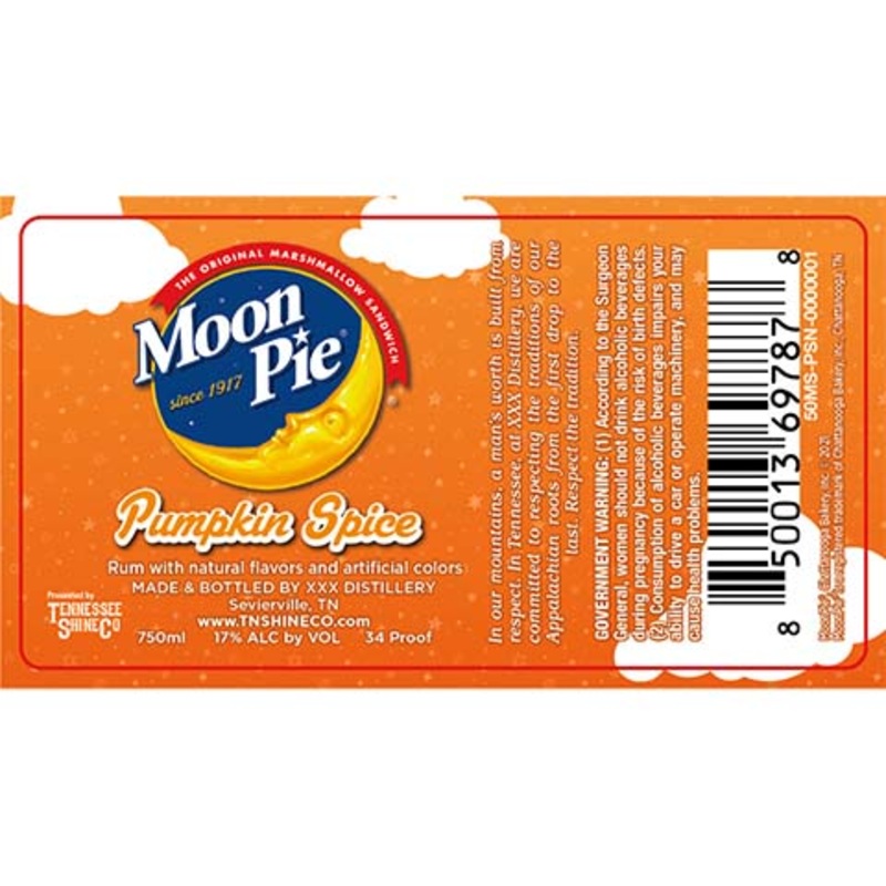 Moon Pie Pumpkin Spice Rum 750ML BTL