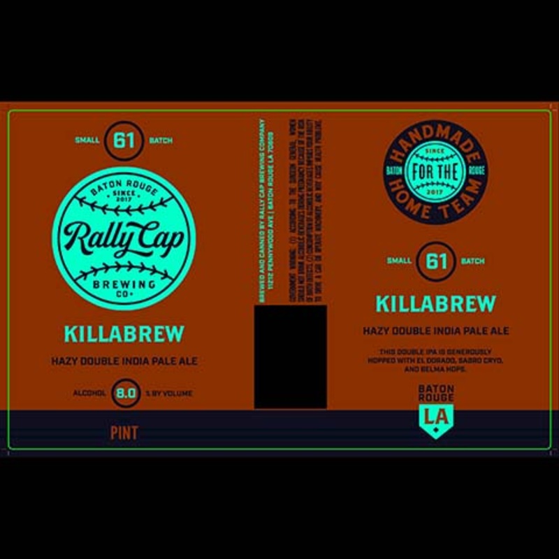 Rally Cap Killabrew Hazy DIPA 16OZ SINGLE CAN