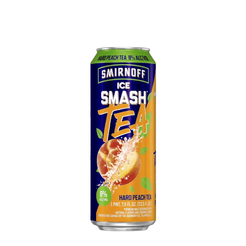 Smirnoff Ice Smash Tea Hard Peach Tea 23.5oz Can