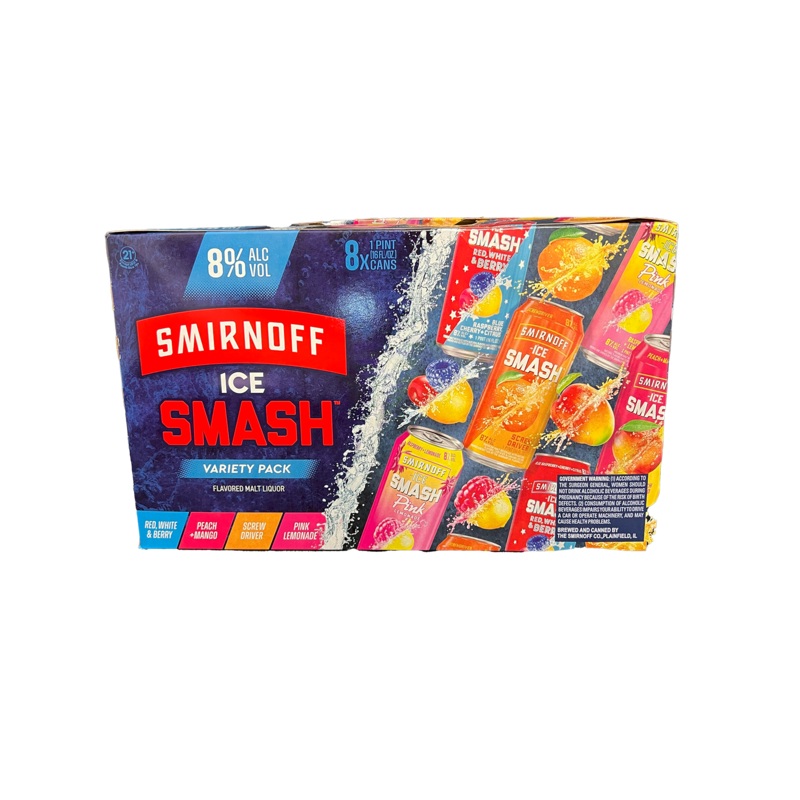 Smirnoff Ice Smash Variety 8 Pack Cans
