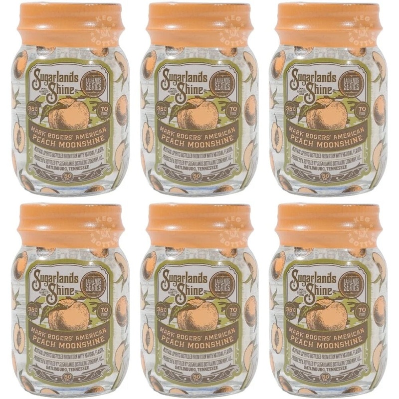 Sugarlands Shine Peach Moonshine 50ml 6pk