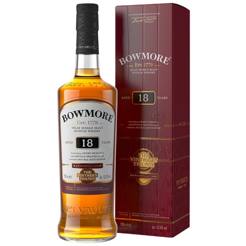 Bowmore Vintners Trilogy: 18 Year Old Double Matured Manzanilla