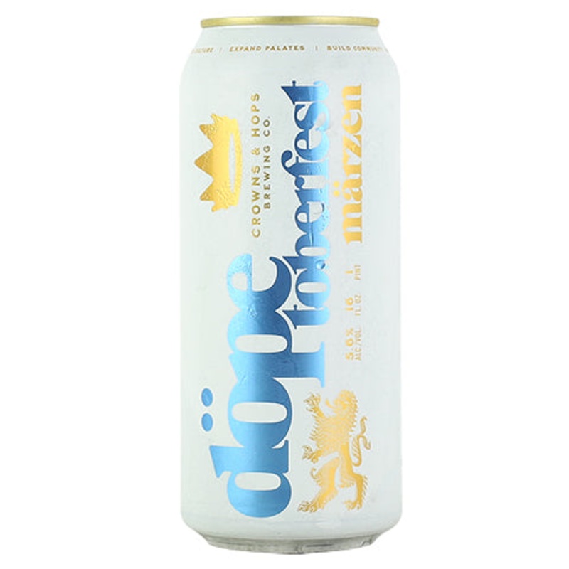 Crowns & Hops Dopetoberfest Marzen 16OZ SINGLE CAN