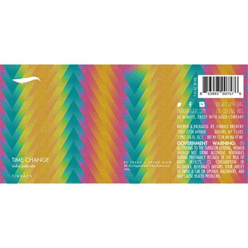 Finback Time Change IPA 16OZ SINGLE CAN