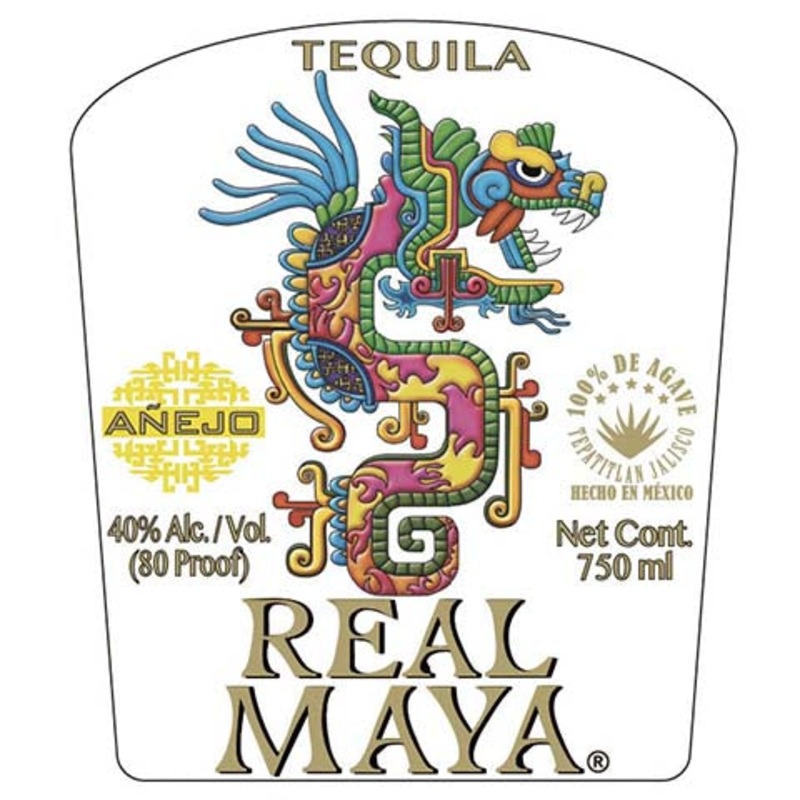 Real Maya Anejo Tequila 750ML BTL