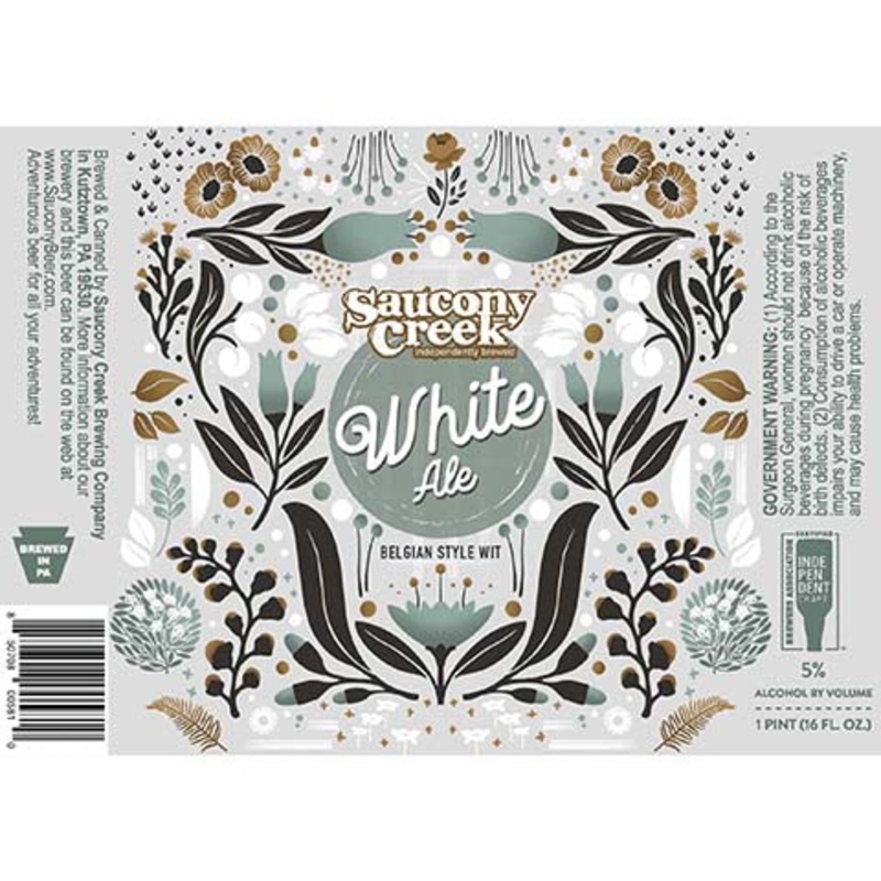 Saucony Creek White Ale 16OZ SINGLE CAN
