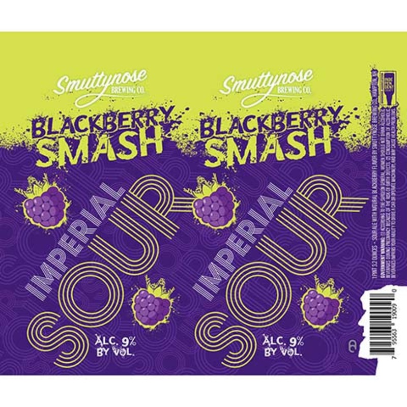 Smuttynose Blackberry Smash Sour Ale 16OZ SINGLE CAN