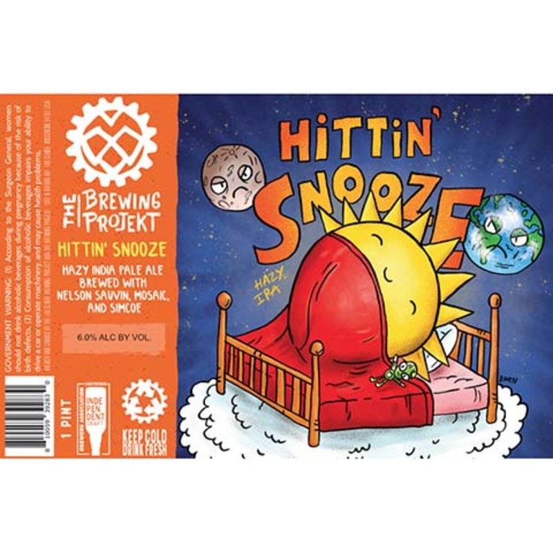 The Brewing Projekt Hittin' Snooze Hazy IPA 16OZ SINGLE CAN