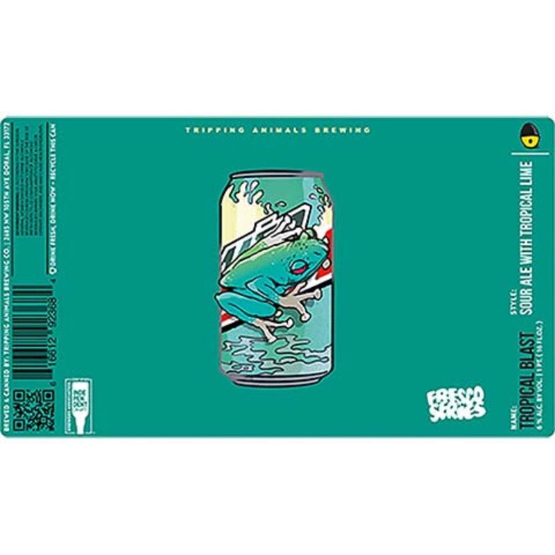 Tripping Animals Tropical Blast Sour 16OZ SINGLE CAN