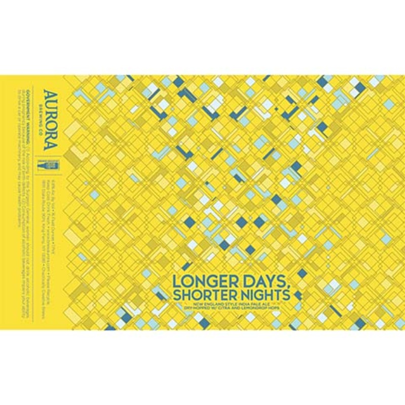 Aurora Longer Days, Shorter Nights IPA 16OZ SINGLE CAN