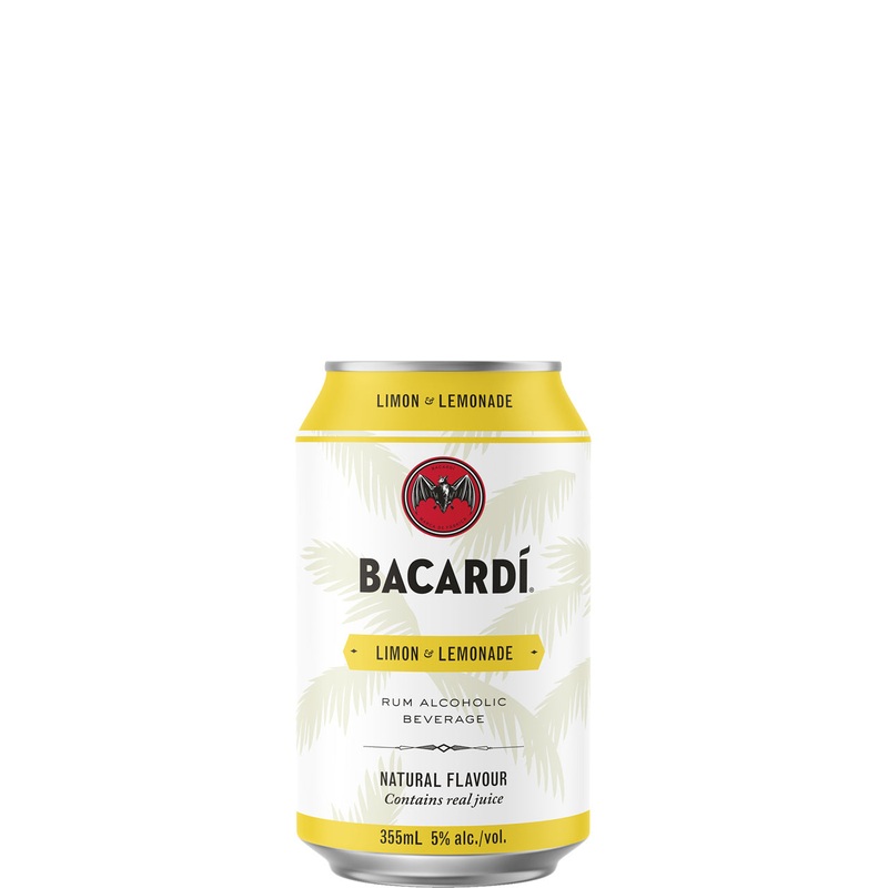 BACARDI LIMON  LEMONADE 6 CAN