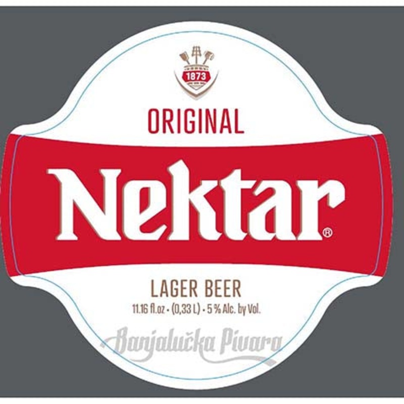 Banjaluka Pivara Nektar Lager Beer 330ML BTL