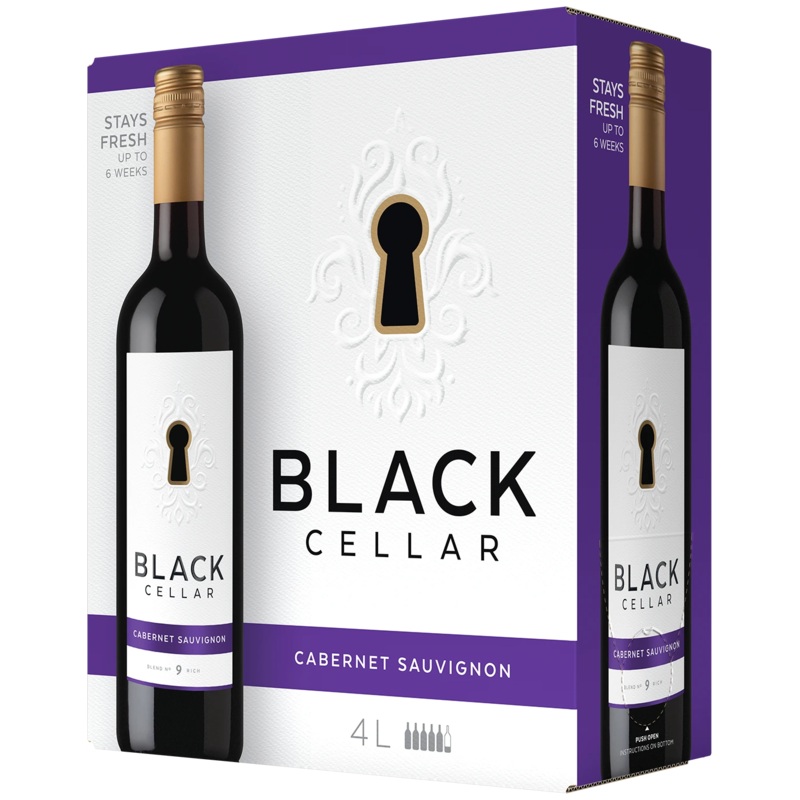 BLACK CELLAR CABERNET SAUVIGNON 4L @ Southgate [1040910] 4000 ml