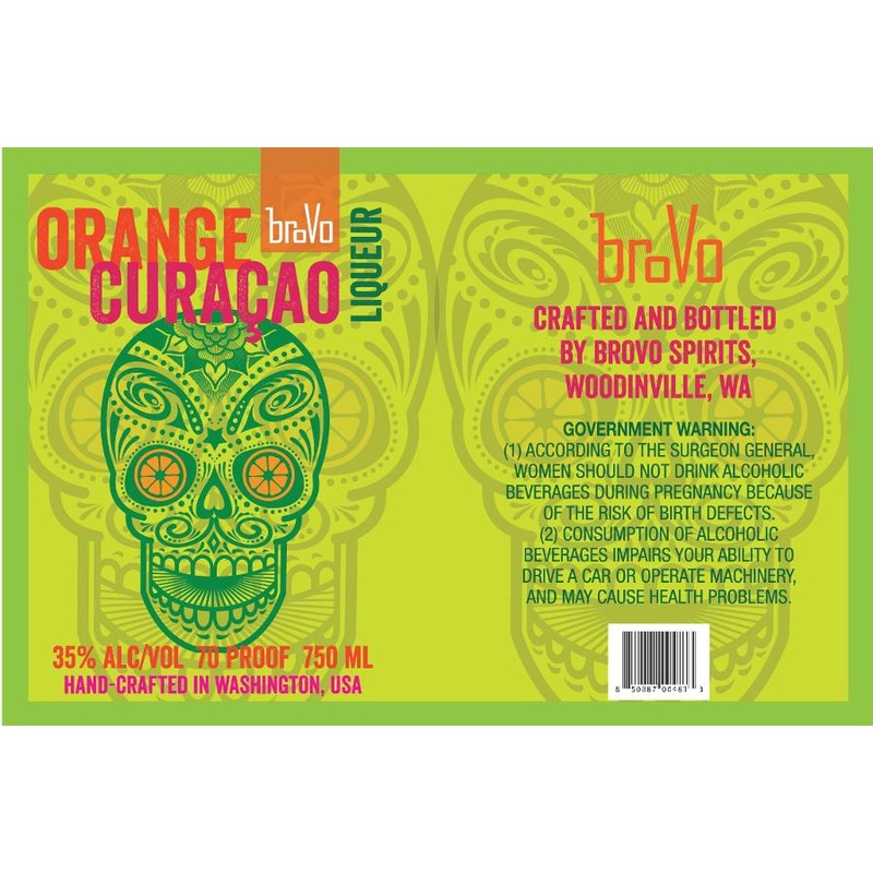 BROVO ORANGE CURACAO 750 mL