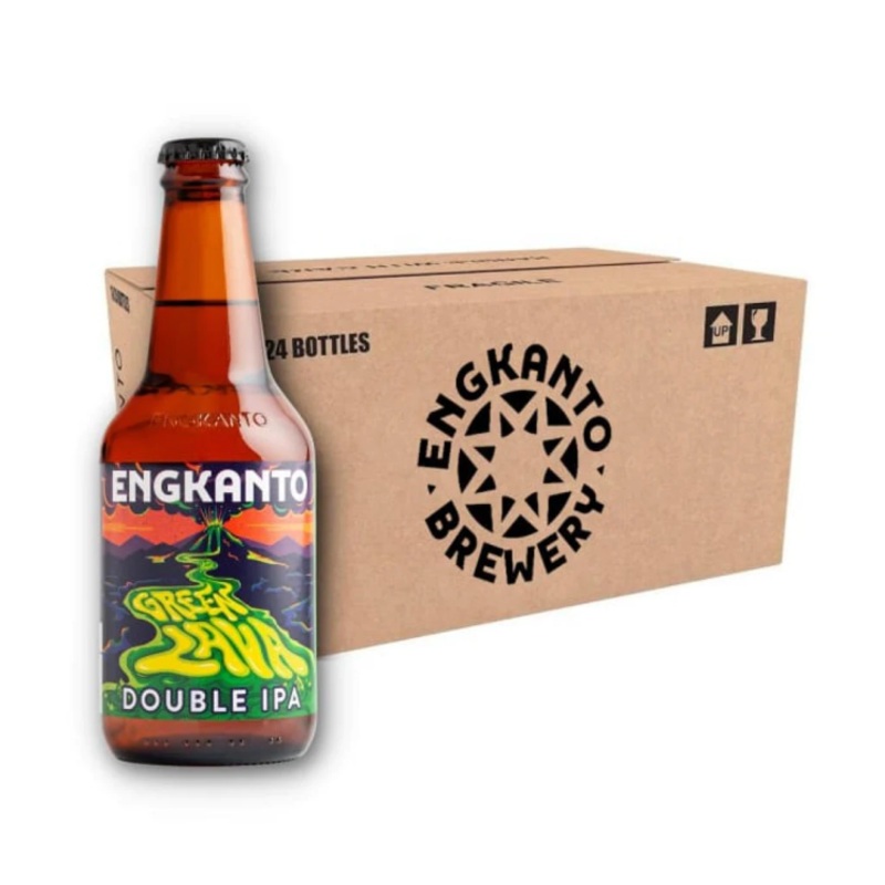 Engkanto Green Lava  Double IPA 330ml Bottle x24 (Case)