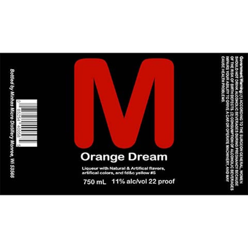 Minhas M Orange Dream Liqueur 750ML BTL