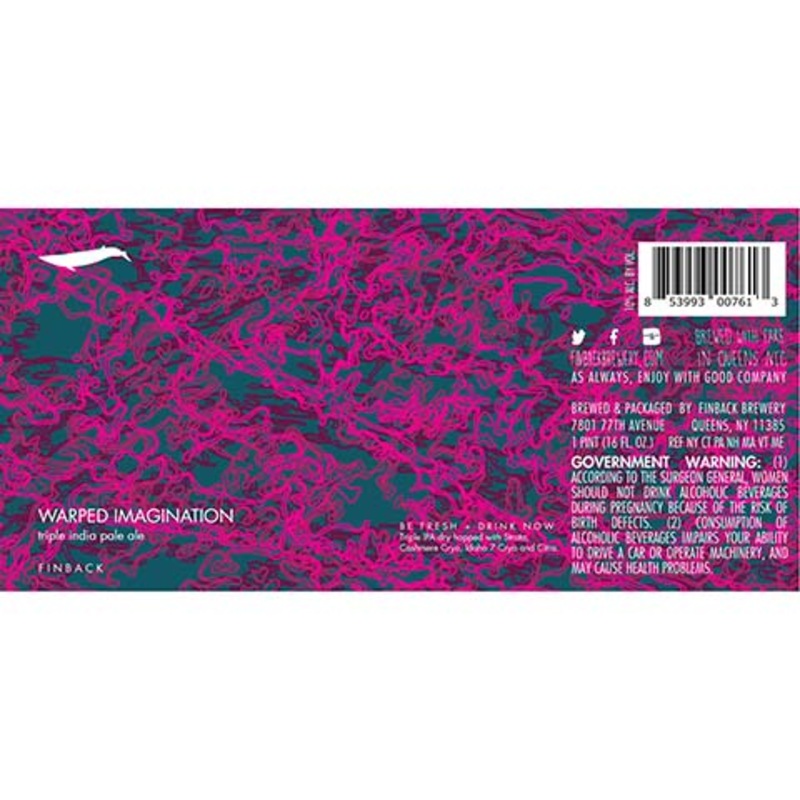 Finback Warped Imagination TIPA 16OZ SINGLE CAN
