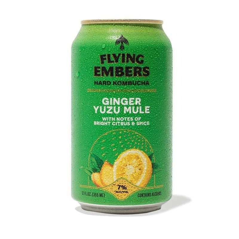 Flying Embers Ginger Yuzu Mule Hard Kombucha 6-Pack 12OZ 6PK CAN