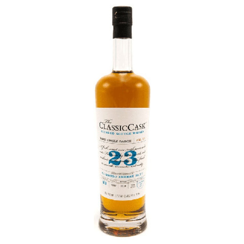 The Classic Cask 23 Year Old Rare Single Batch Oloroso Sherry Butt Blended Scotch Whisky 750ML BTL