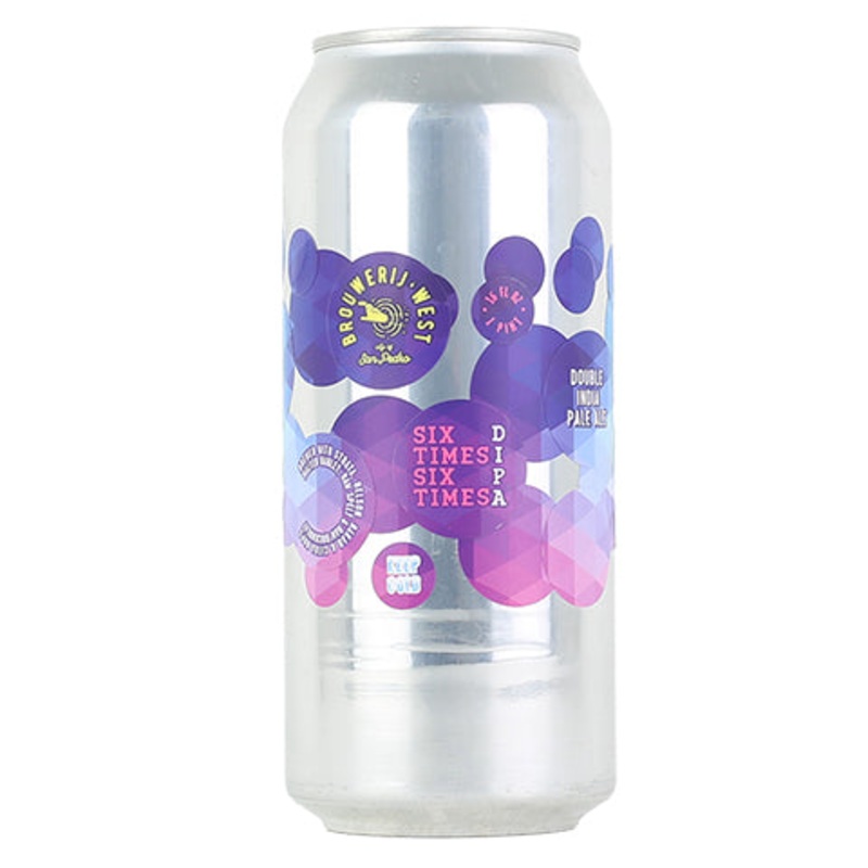 Brouwerij West Six Times Six Times Hazy DIPA 16OZ SINGLE CAN