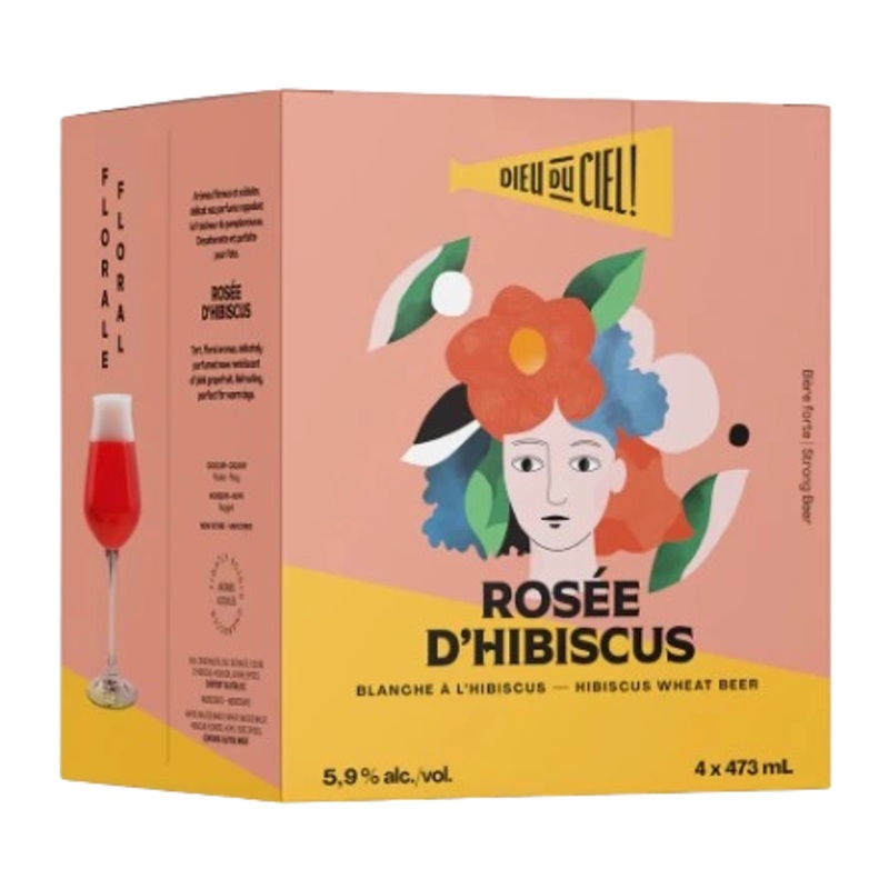 DIEU DU CIEL ROSEE D'HIBISCUS 473ML 4PK CAN @ Sage Hill [1028690] 1892 ml