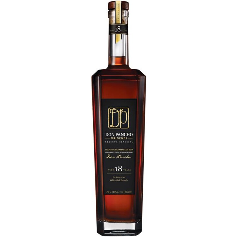 DON PANCHO AGED RUM RESERVA ESPECIAL ORIGENES 18 YR 80 750ML 750ML