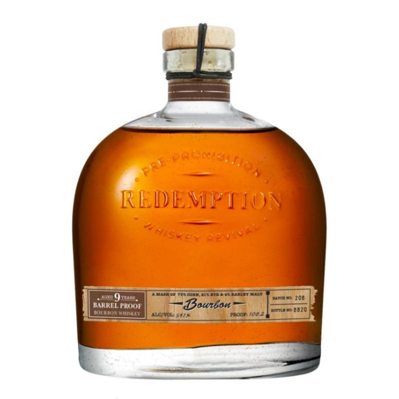 Redemption 9 Year Barrel Proof Bourbon