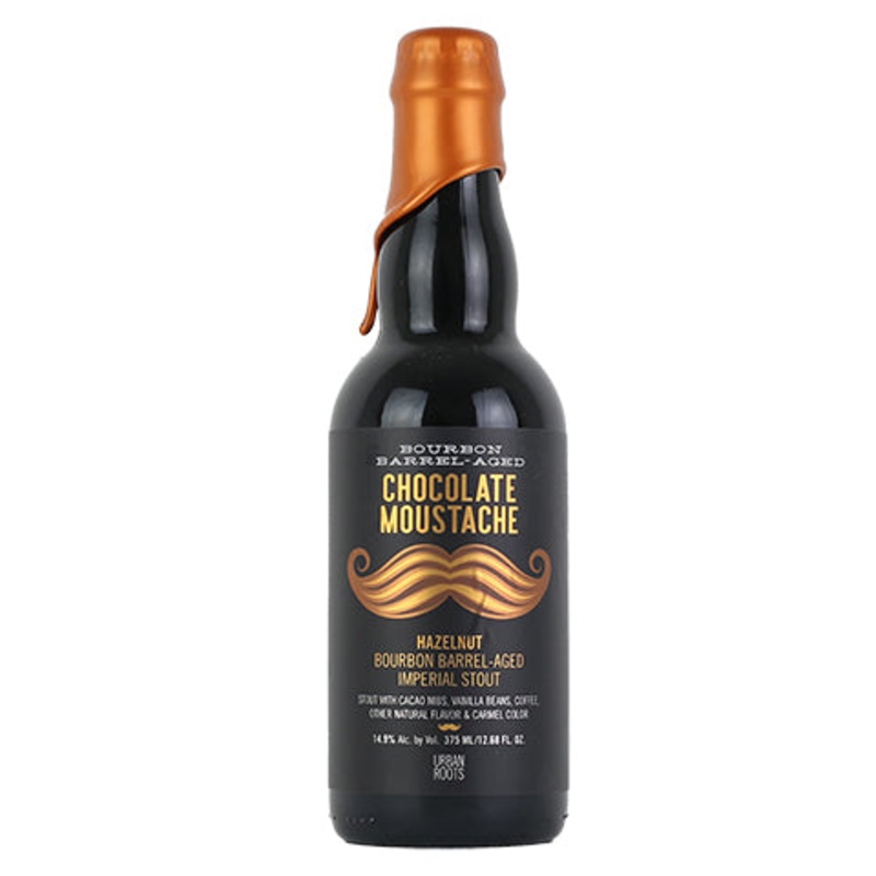Urban Roots Bourbon Barrel-Aged Chocolate Moustache Hazelnut Imperial Stout 375ML BTL