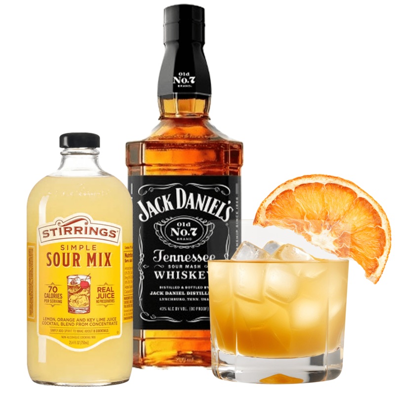 Jack Daniels Whiskey Sour Gift Basket Cheers to You