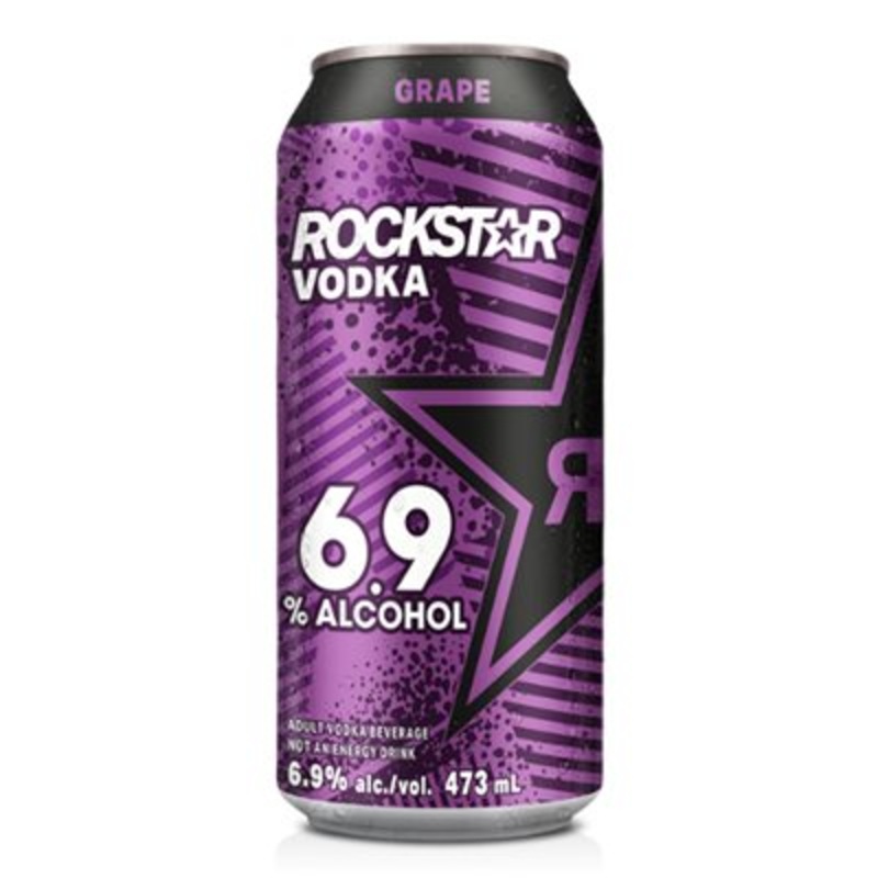 ROCKSTAR VODKA GRAPE 473ML