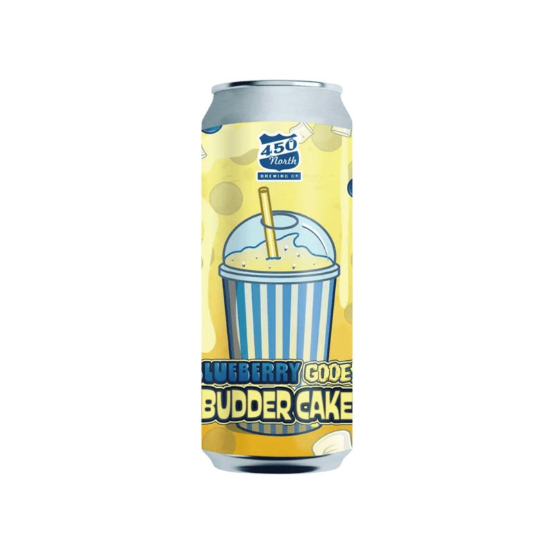 450 North Blueberry Gooey Budder Cake Beer 16 fl oz Single Can
