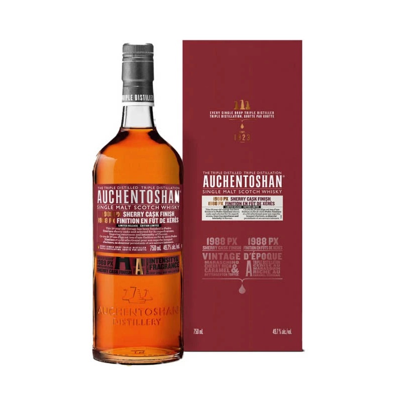 AUCHENTOSHAN PX CASK 1988 SINGLE MALT SCOTCH 750ML @ St. Albert [1009643] 750 ml
