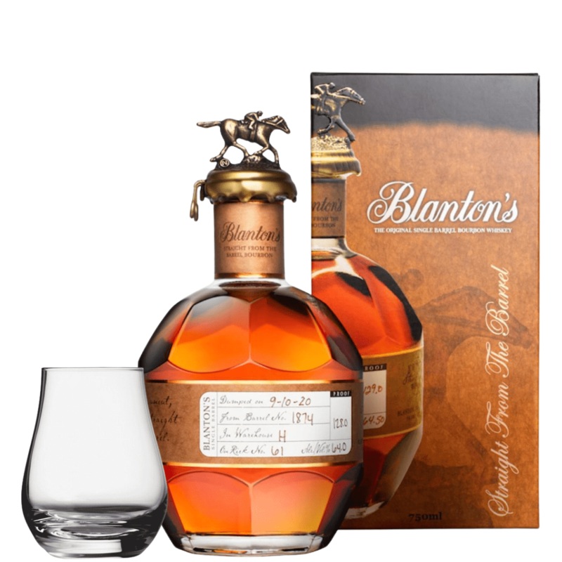 Blantons Straight From The Barrel 700ml with Spey Dram Glass
