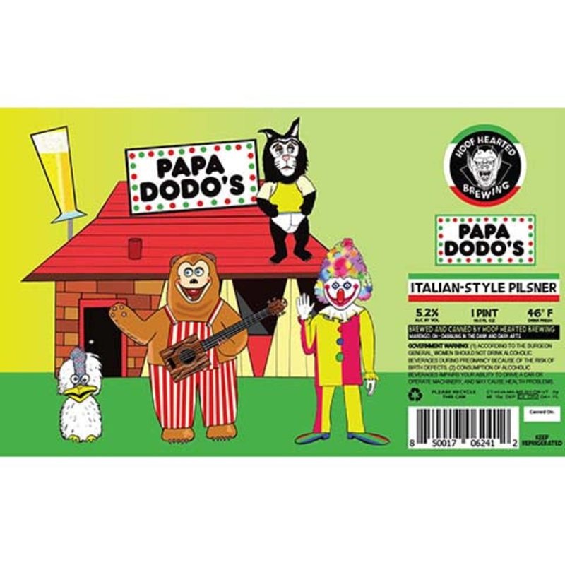 Hoof Hearted Papa Dodo's Italian Pilsner 16OZ SINGLE CAN